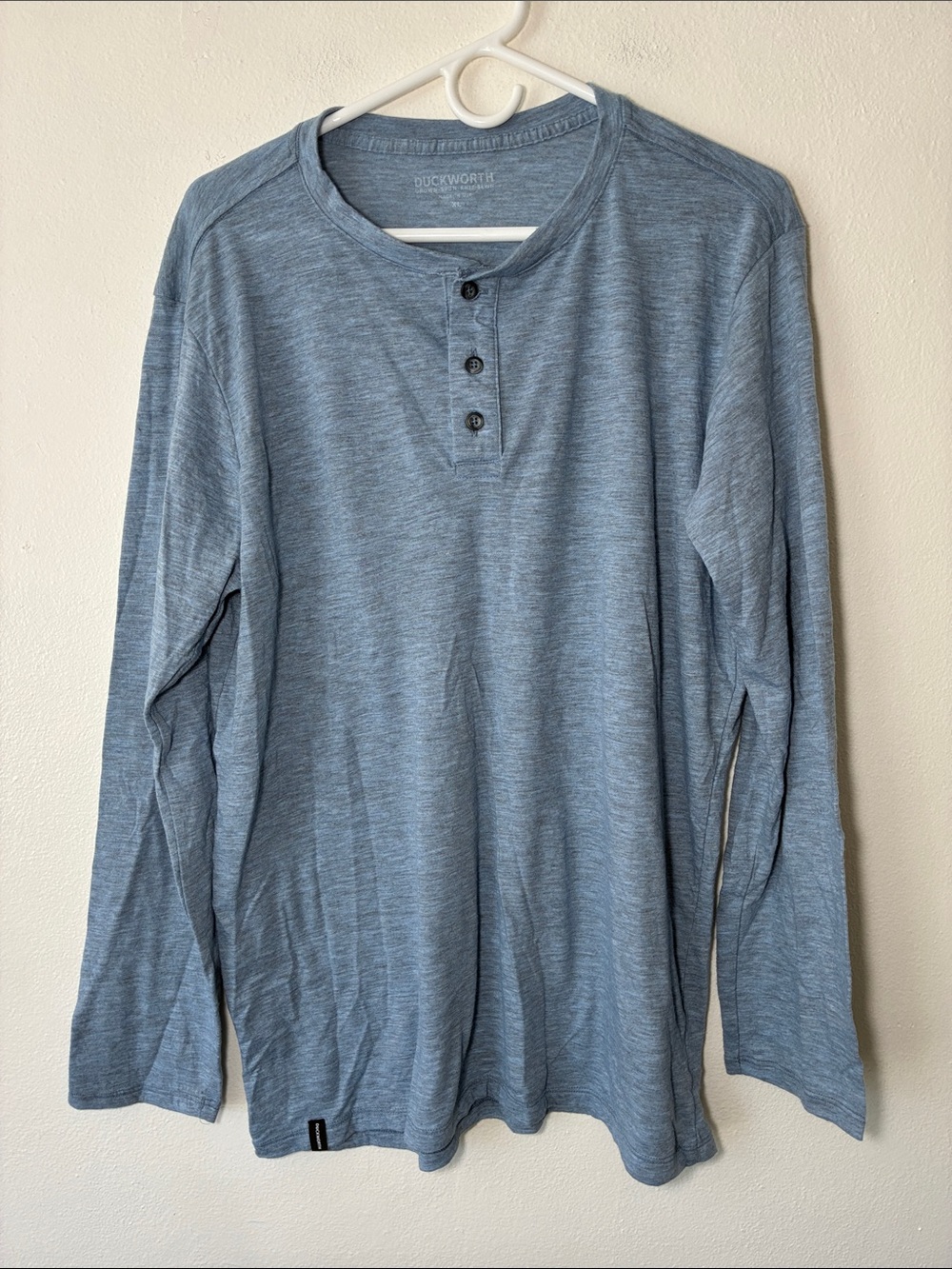 DUCKWORTH Vapor Wool Long-Sleeved Henley